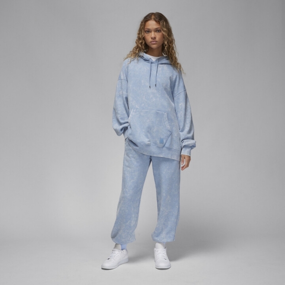 Women's Jordan Flight Fleece Washed Fleece Sweatpants - Picture 1 of 12